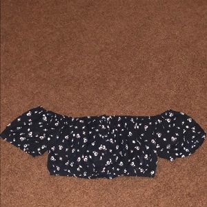 Floral off the shoulder top